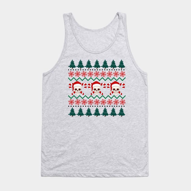 Ugly Christmas Sweater Tank Top 